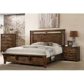 Crown Mark Curtis 2pc Bedroom Set with Queen Panel Bed