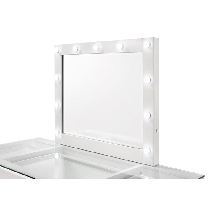 Crown Mark Avery White Vanity Top with LED CRW-B4850WH-91-11