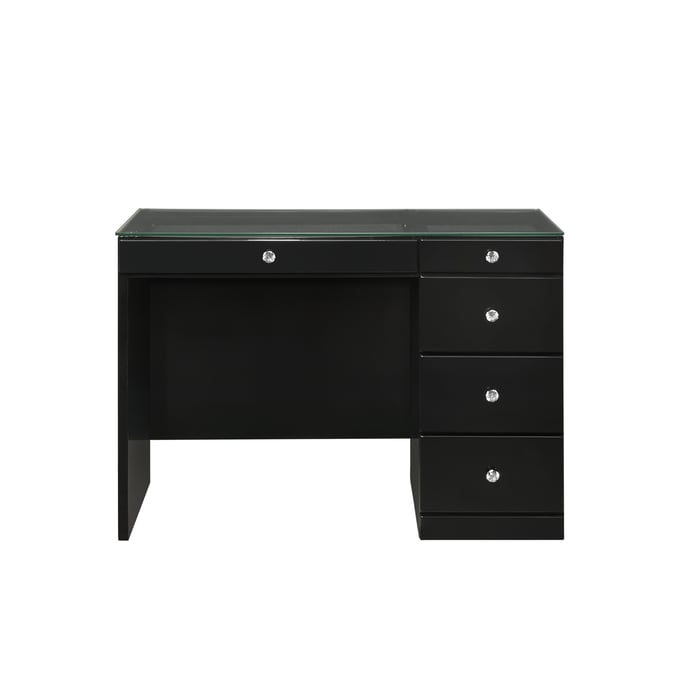 Crown Mark Morgan Black Vanity Desk CRW-B4851BK-91