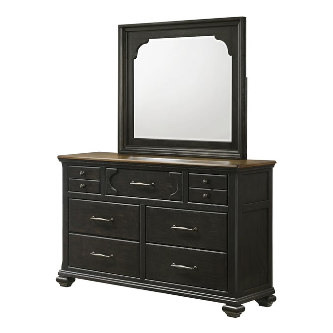 Crown Mark Hamilton Dresser and Mirror CRW-B6560-DRMR