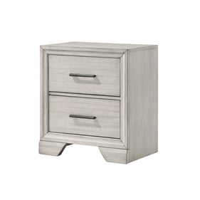 Crown Mark Jaymes White Mist Night Stand