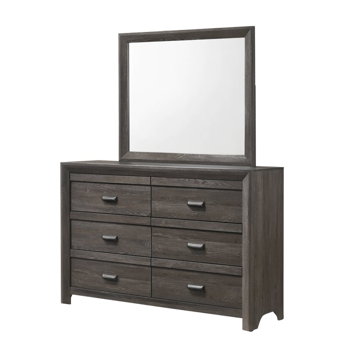 Crown Mark Adelaide Dresser and Mirror CRW-B6700-DRMR