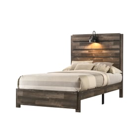 Crown Mark Carter Brown Full Platform Bed