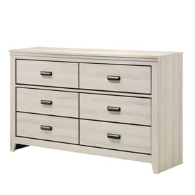 Crown Mark Carter White Dresser