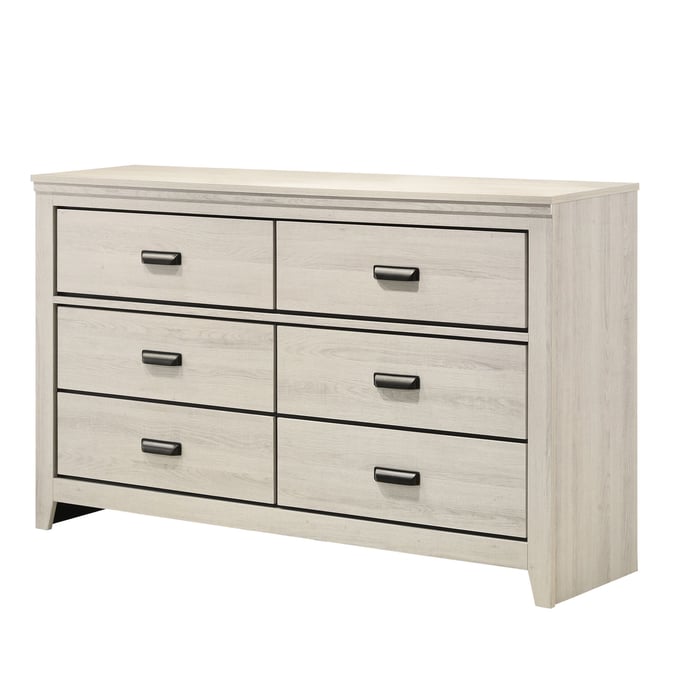 Crown Mark Carter White Dresser CRW-B6810-1