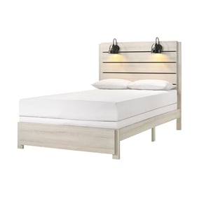 Crown Mark Carter White King Platform Bed