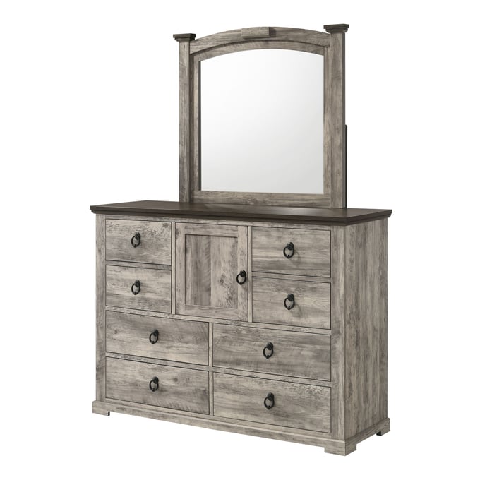 Crown Mark Ella-Mae Dresser and Mirror CRW-B6840-DRMR