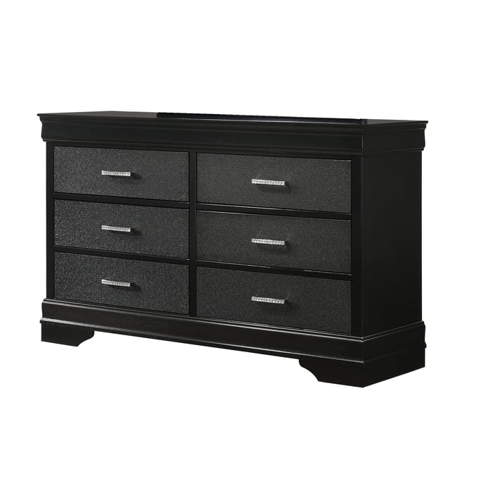 Crown Mark Amalia Black Dresser CRW-B6918-1