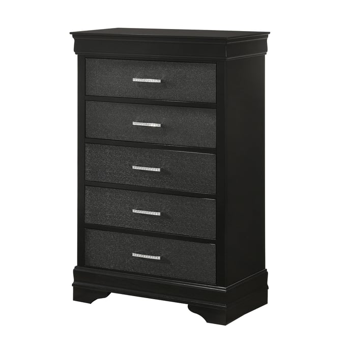 Crown Mark Amalia Black Chest CRW-B6918-4