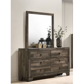 Crown Mark Atticus Dresser and Mirror