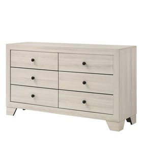 Crown Mark Atticus White Dresser