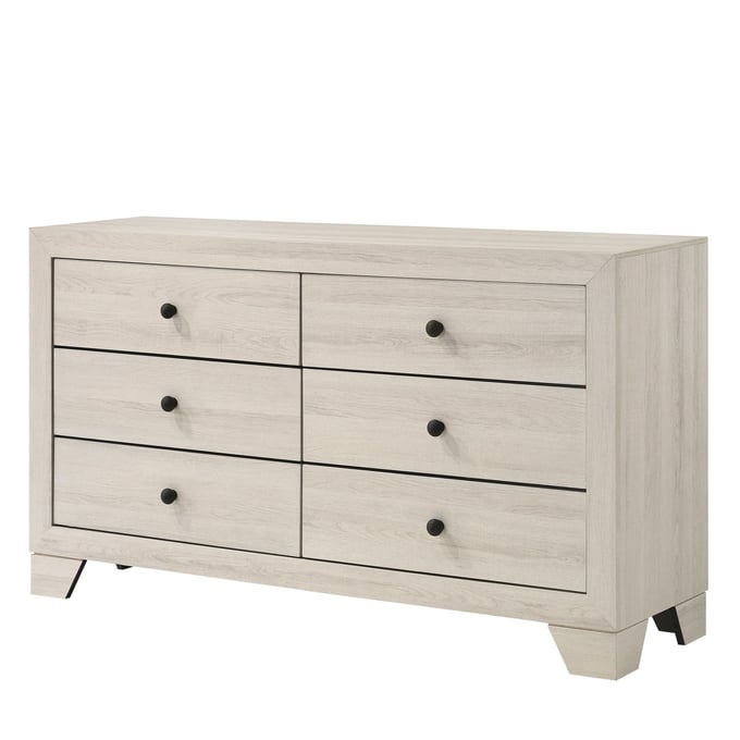 Crown Mark Atticus White Dresser CRW-B6982-1