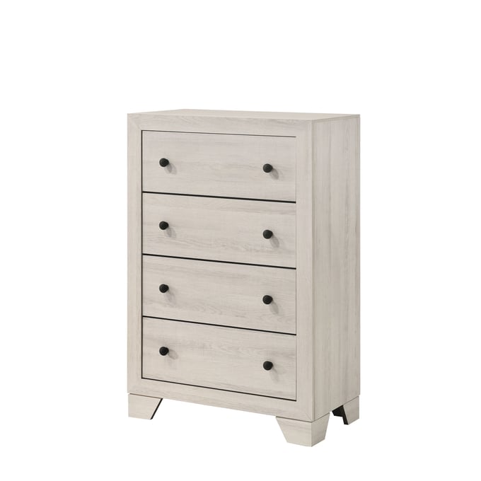 Crown Mark Atticus White Chest CRW-B6982-4