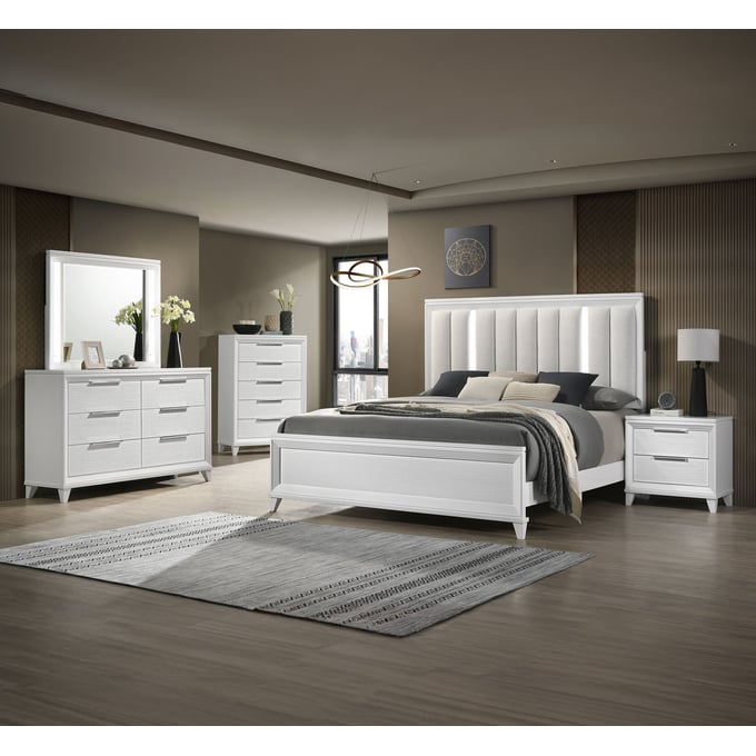 Crown Mark Cressida 5pc Bedroom Set With King Bed CRW-B7300-K-5PC