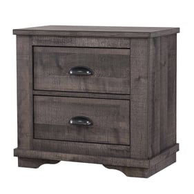 Crown Mark Coralee Grey Night Stand