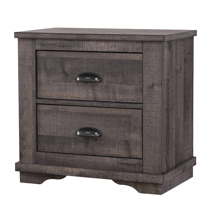 Crown Mark Coralee Grey Night Stand CRW-B8100-2