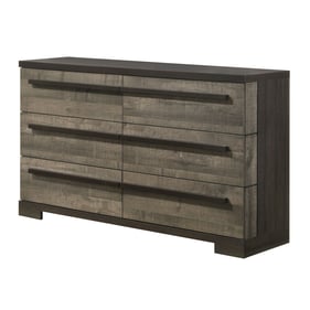 Crown Mark Remington Gray Ebony Dresser