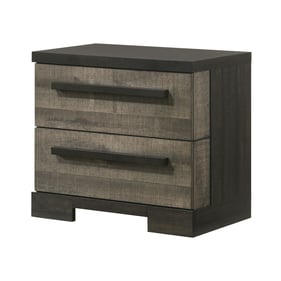 Crown Mark Remington Gray Ebony Night Stand