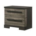 REMINGTON NIGHT STAND GRAY/EBONY