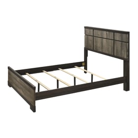 Crown Mark Remington Gray Ebony Queen Bed