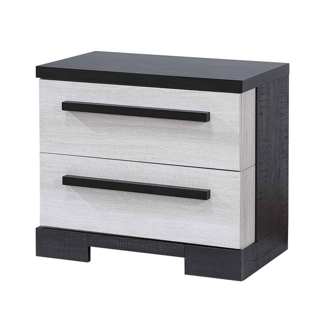 Crown Mark Remington Chalk Ebony Night Stand CRW-B8162-2