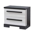 REMINGTON NIGHT STAND CHALK/EBONY