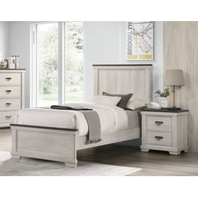 Crown Mark Leighton 2pc Bedroom Set with Twin Bed