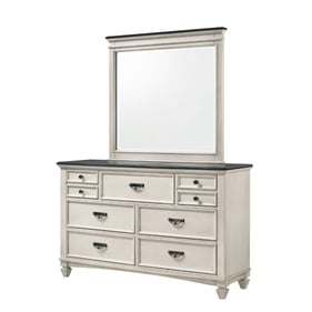 Crown Mark Sawyer Dresser and Mirror