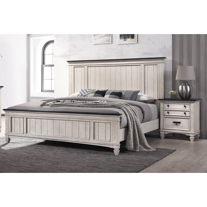 Crown Mark Sawyer 2pc Bedroom Set With Queen Bed CRW-B9100-Q-BED-S1