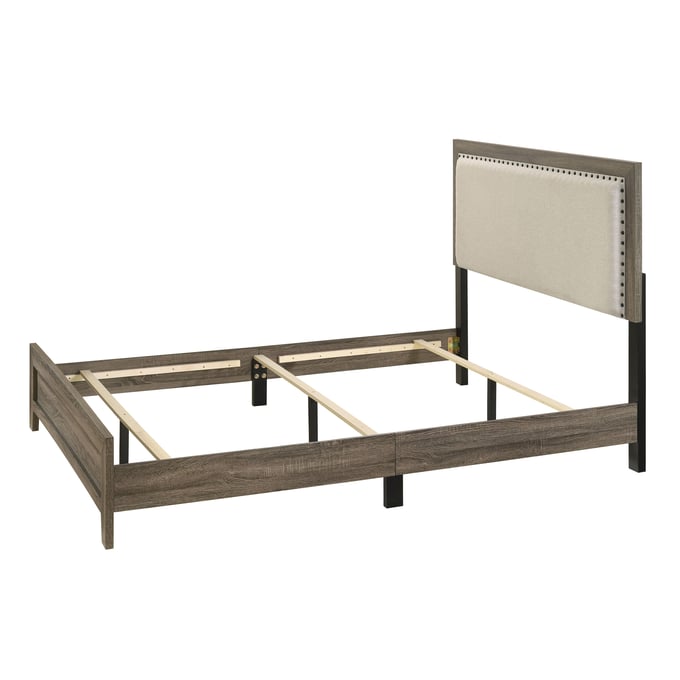 Crown Mark Millie Grey King Upholstery Bed CRW-B9205-K-BED