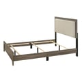 MILLIE UPHOLSTERY BED ONE BOX -GREY