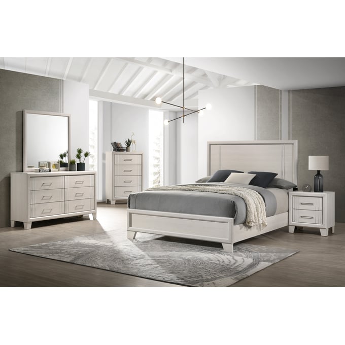 Crown Mark Charlie 5pc Bedroom Set With King Bed CRW-B9230-K-BED-S3