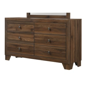 Crown Mark Millie Brown Cherry Dresser