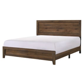 Crown Mark Millie Brown Cherry King Bed