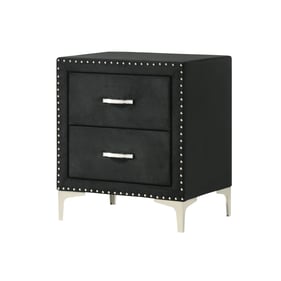 Crown Mark Lucinda Black Night Stand