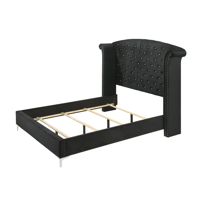 Crown Mark Lucinda Black King Bed CRW-B9265-K-BED