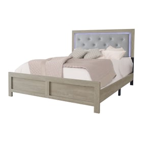 Crown Mark Jaylen Natural Queen Bed