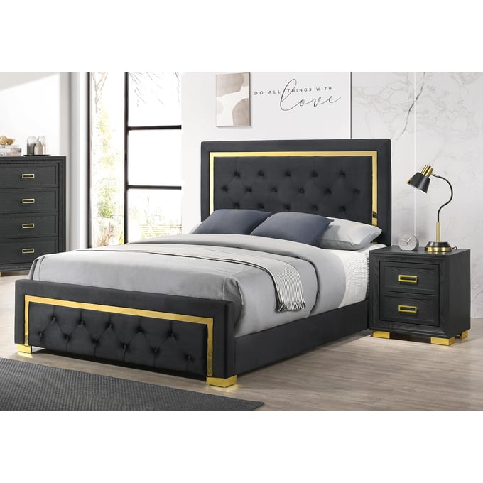 Crown Mark Pepe 2pc Bedroom Set With Queen Bed CRW-B9290-Q-BED-S1