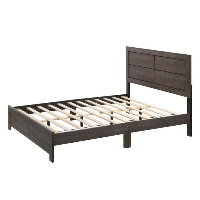 Crown Mark Hopkins Brown King Platform Bed CRW-B9310-K-BED