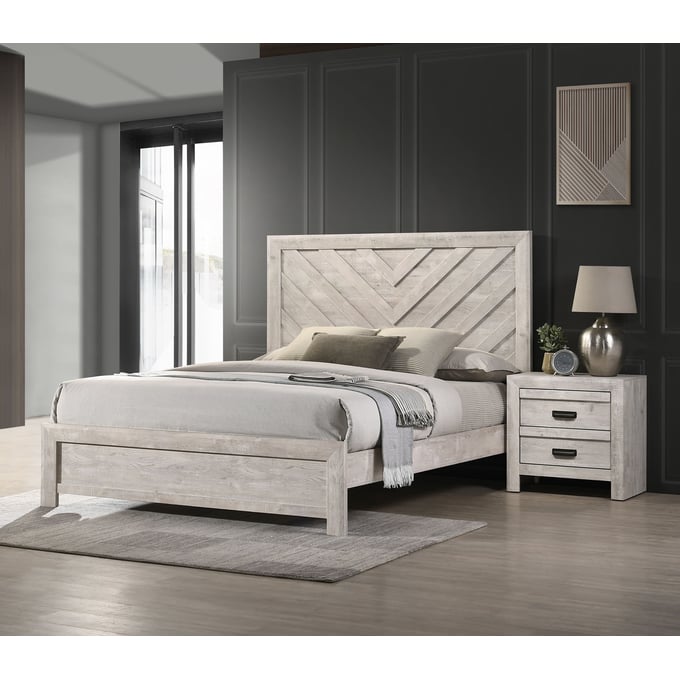 Crown Mark Valor 4pc Bedroom Set With Full Bed CRW-B9330-BR-S7