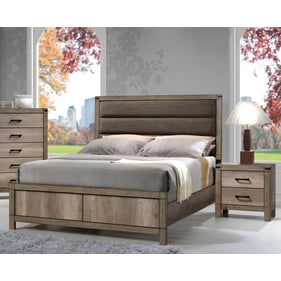 Crown Mark Matteo Melamine 4pc Bedroom Set with Queen Bed