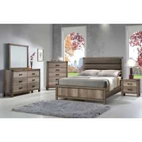 Crown Mark Matteo Melamine 5pc Bedroom Set With Queen Bed