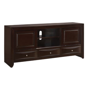 Crown Mark Emily Dark Cherry TV Stand