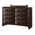 EMILY DRESSER 8 DRAWERS DARK CHERRY