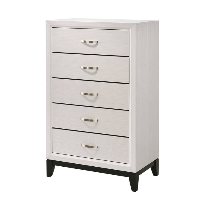 Crown Mark Akerson White Chest CRW-B4610-4