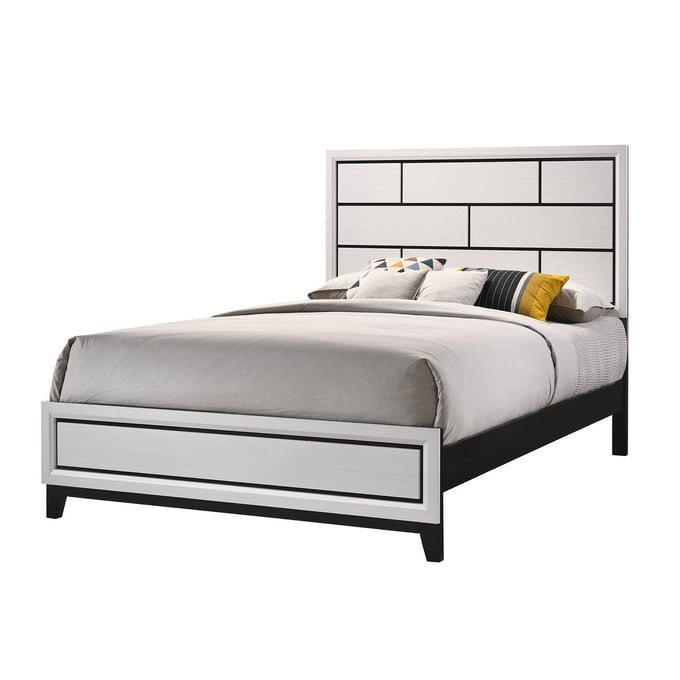 Crown Mark Akerson White Queen Bed CRW-B4610-Q-BED