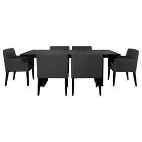 Coaster Furniture Catherine Black 7pc Dining Room Set