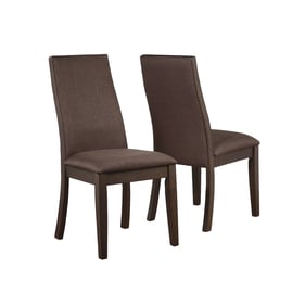 2 Coaster Furniture Spring Creek Rich Cocoa Brown Side Chairs