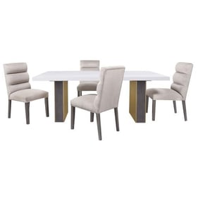 Coaster Furniture Carla White 5pc Dining Room Set