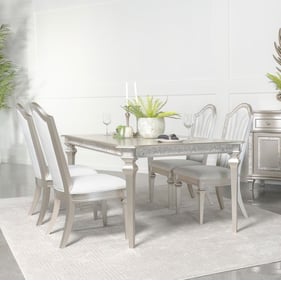 Coaster Furniture Evangeline Silver Oak 5pc Dining Room set